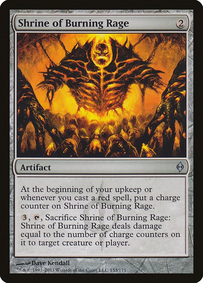 Shrine of Burning Rage - New Phyrexia - Magic: The Gathering
