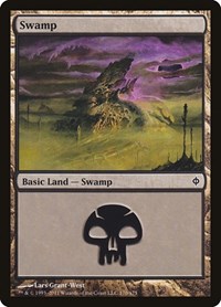 Swamp (170) - New Phyrexia - Magic: The Gathering card