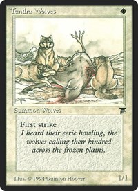 Tundra Wolves - Legends - Magic: The Gathering card