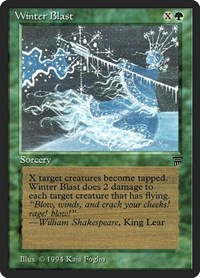 Winter Blast - Legends - Magic: The Gathering card