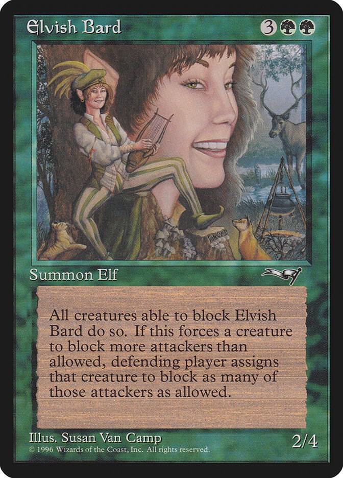 Elvish Bard - Alliances - Magic: The Gathering Elvish Bard - Alliances - Magic: The Gathering