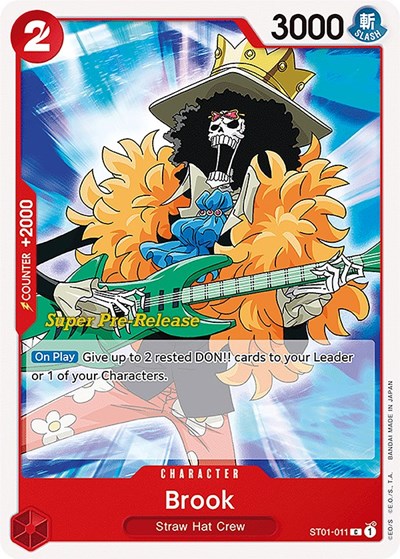 Brook Super Pre-Release Starter Deck 1: Straw Hat Crew C One Piece card — value and price