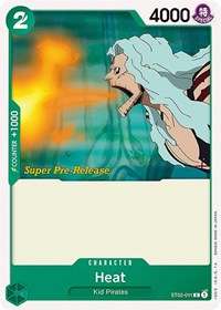 Heat - Super Pre-Release Starter Deck 2: Worst Generation - One Piece card