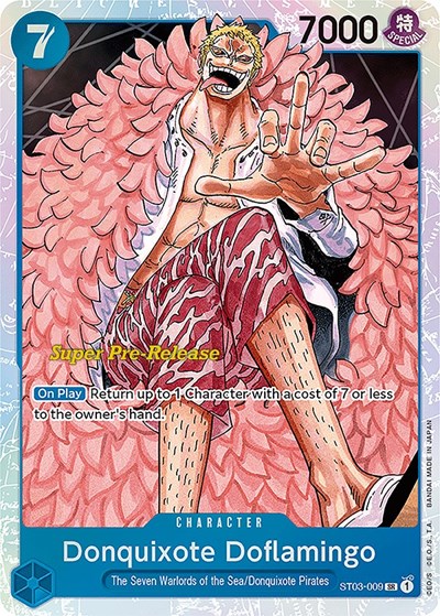 Donquixote Doflamingo Super Pre-Release Starter Deck 3: The Seven Warlords of the Sea card price