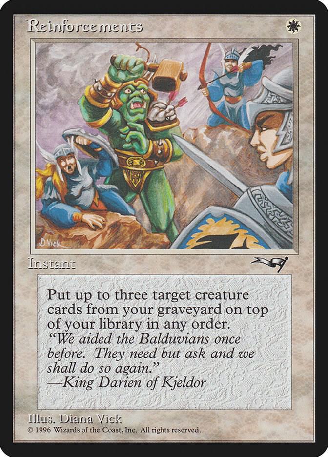 ● REINFORCMENTS レア Reinforcements (Orc) - Alliances - Magic: The Gathering