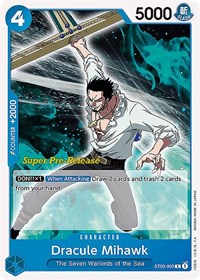 Dracule Mihawk (Super Pre-Release Starter Deck 3: The Seven Warlords of the Sea)