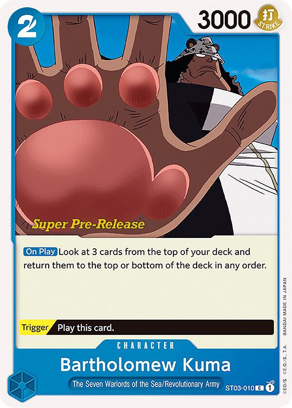 Bartholomew Kuma - Super Pre-Release Starter Deck 3: The Seven