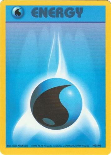 Water Energy 102/102 from Base Set
