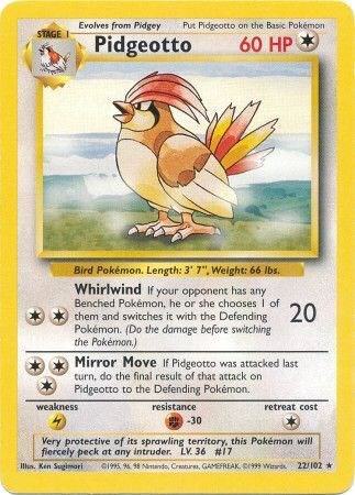 Pidgeotto 022/102 from Base Set