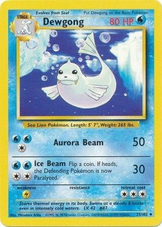 Dewgong 025/102 from Base Set