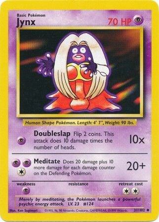 Jynx 031/102 from Base Set