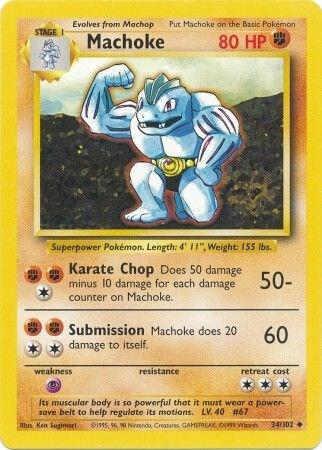 Machoke 034/102 from Base Set