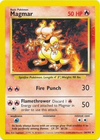 Magmar 036/102 from Base Set