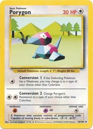 Porygon 039/102 from Base Set