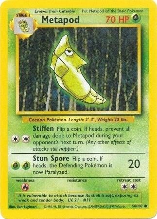 Metapod 054/102 from Base Set