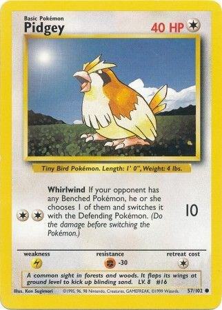 Pidgey 057/102 from Base Set