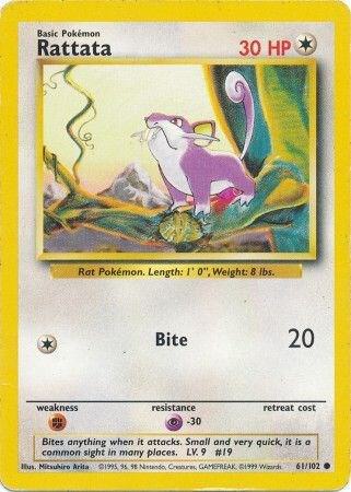 Rattata 061/102 from Base Set