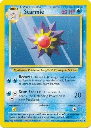 Starmie 064/102 from Base Set