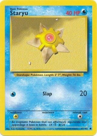 Staryu 065/102 from Base Set