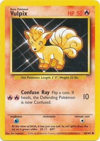 Vulpix 068/102 from Base Set