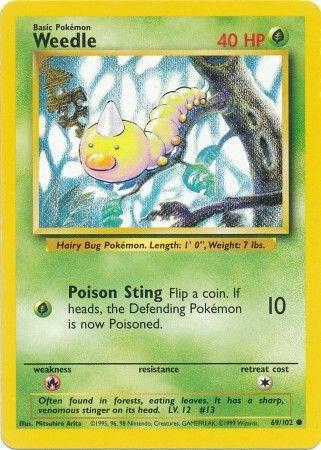 Weedle 069/102 from Base Set