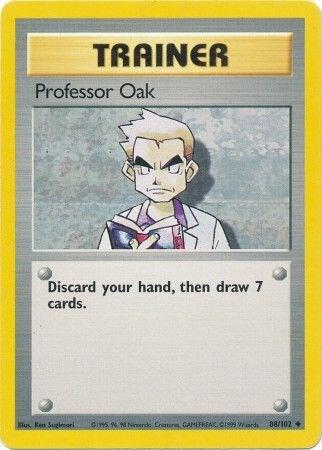 Professor Oak 088/102 from Base Set
