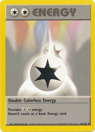 Double Colorless Energy 096/102 from Base Set