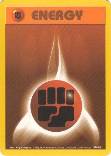 Fighting Energy 097/102 from Base Set