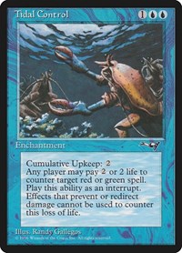 Tidal Control - Alliances - Magic: The Gathering card