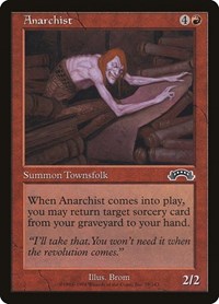 Anarchist - Exodus - Magic: The Gathering card