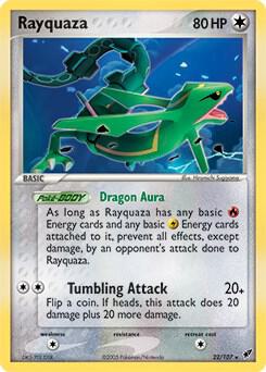 Rayquaza 022/107 from Deck Exclusives