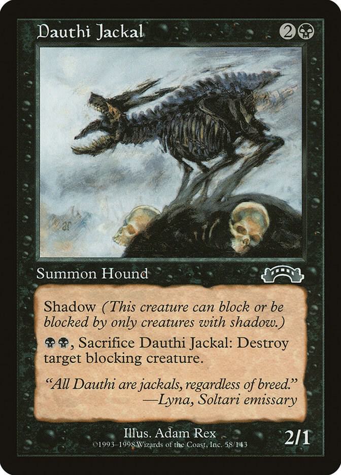 Dauthi Jackal - Exodus - Magic: The Gathering - TCGplayer.com