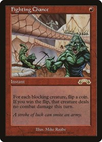 Fighting Chance - Exodus - Magic: The Gathering card