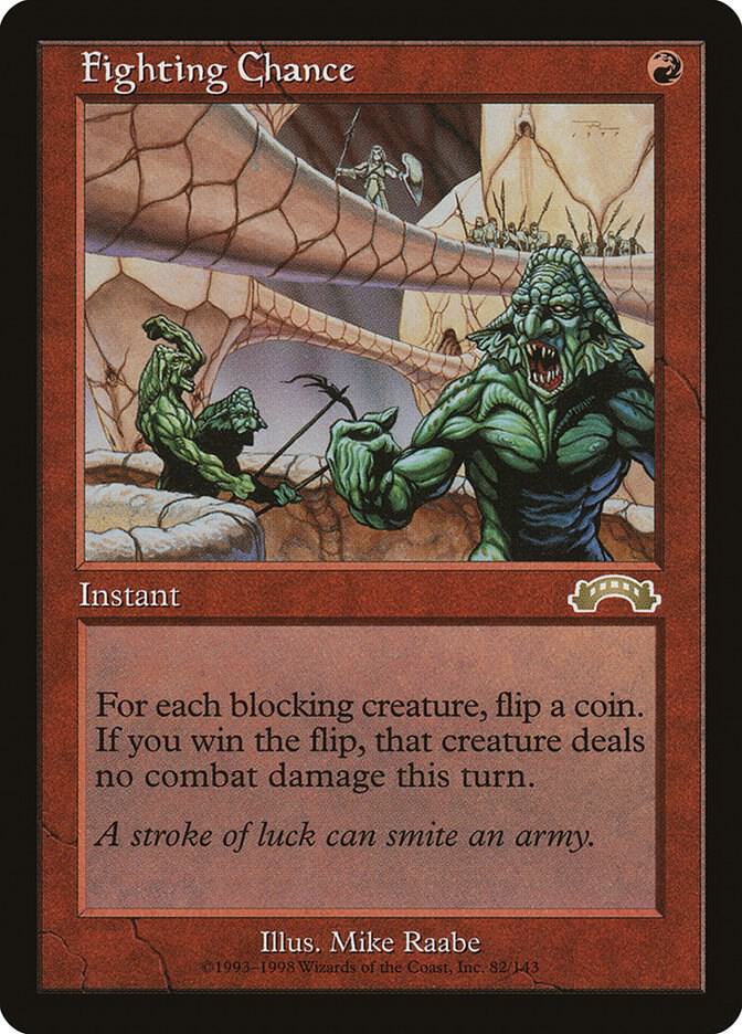 Fighting Chance - Exodus - Magic: The Gathering - TCGplayer.com