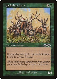 Jackalope Herd - Exodus - Magic: The Gathering card