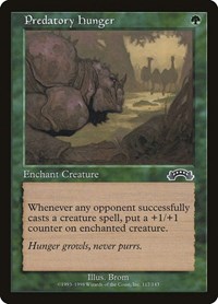 Predatory Hunger - Exodus - Magic: The Gathering card