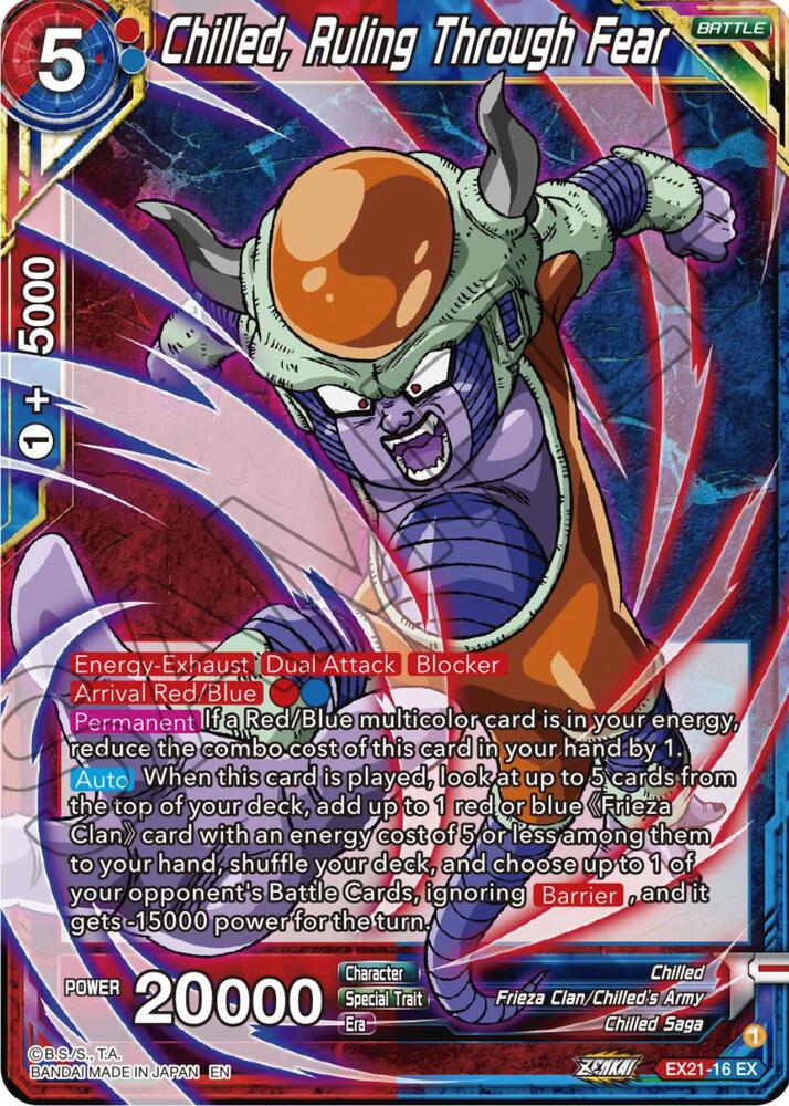 Chilled, Ruling Through Fear - 5th Anniversary Set - Dragon Ball