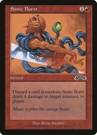Sonic Burst - Exodus - Magic: The Gathering card