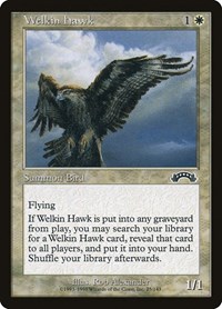 Welkin Hawk - Exodus - Magic: The Gathering card