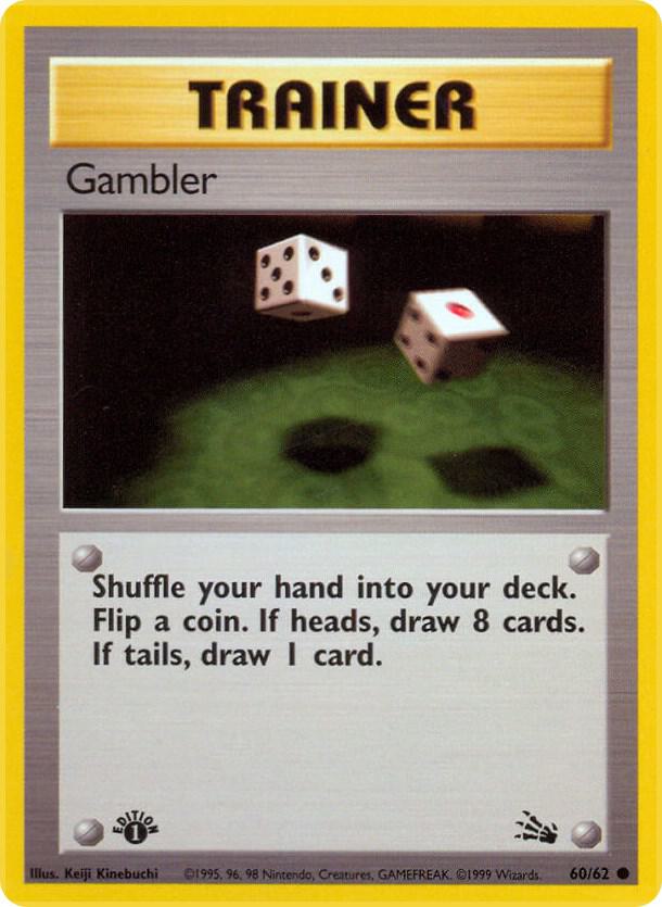 Gambler - Fossil - Pokemon