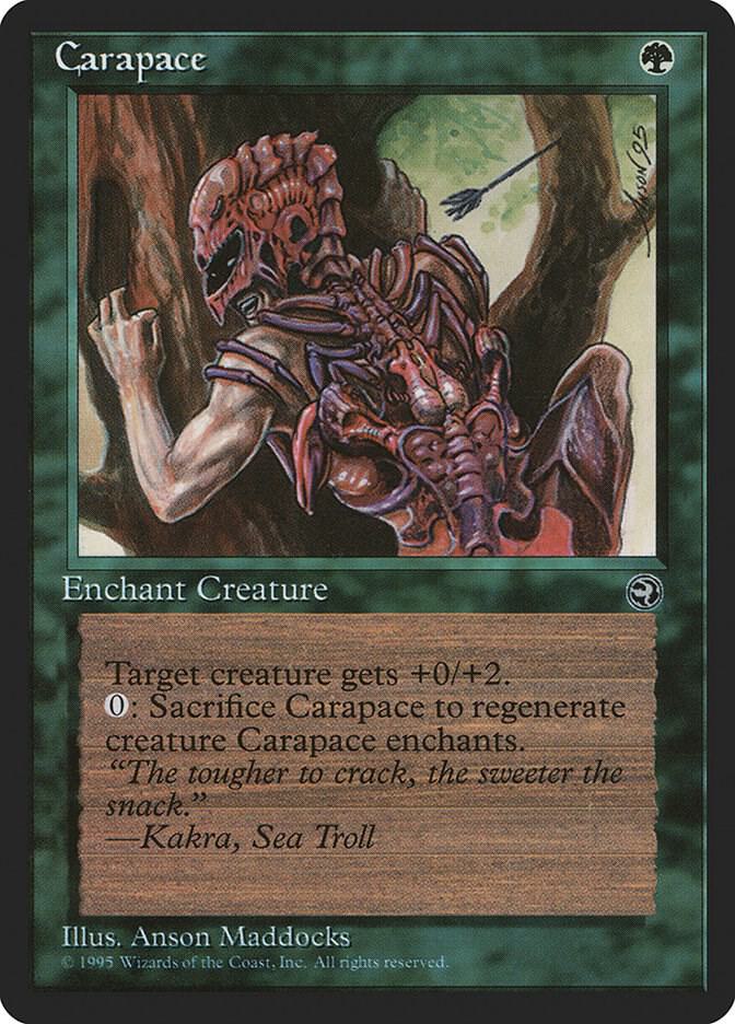 マジック：ザ・ギャザリング Dyadic Carapace   foil RF Dyadic Carapace (Extended Art) - Dusk till Dawn - Flesh and Blood
