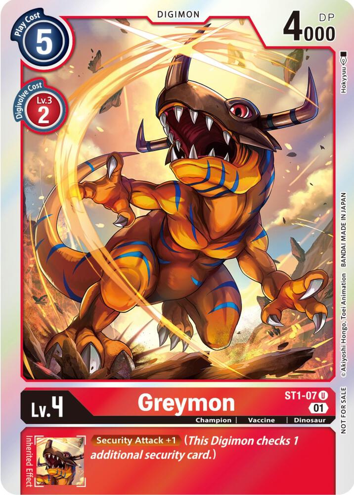 Greymon (ST-11 Special Entry Pack) - Starter Deck 01: Gaia Red