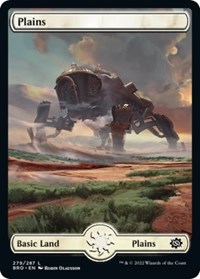 Plains (279) - Full Art - The Brothers' War - Magic: The Gathering card