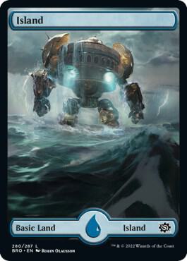 Island (280) - Full Art - The Brothers' War - Magic: The Gathering