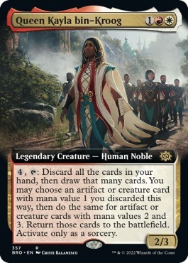 Queen Kayla bin Kroog Extended Art