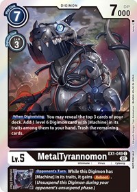 MetalTyrannomon (Premium Deck Set Lucky Pack) - Classic Collection - Digimon card