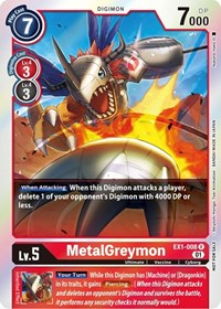 MetalGreymon (Premium Deck Set Lucky Pack) - Classic Collection - Digimon card