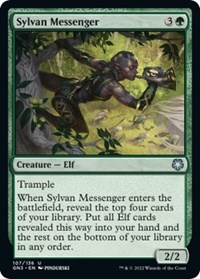 Sylvan Messenger - Magic Game Night: Free-For-All - Magic: The Gathering card