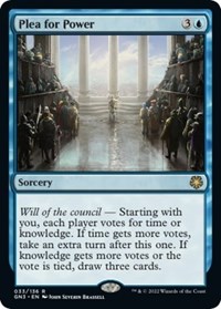 Plea for Power - Magic Game Night: Free-For-All - Magic: The Gathering card