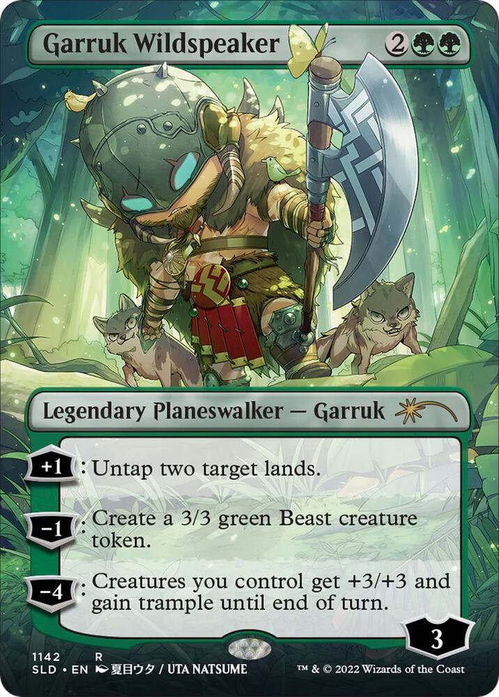 野生語りのガラク/Garruk Wildspeaker ボーダーレス SLP 448642_in_1000x1000.jpg